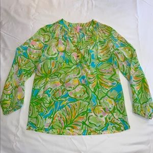 Lilly Pulitzer Elephant Ears Elsa Top